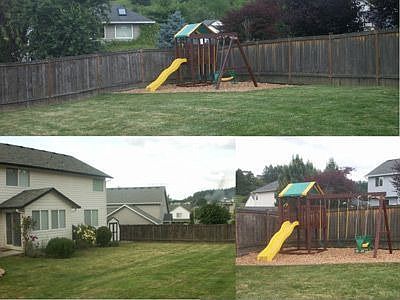 Large Backyard w/ Playground