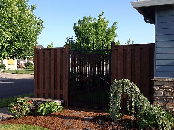 Detail of custom iron gates