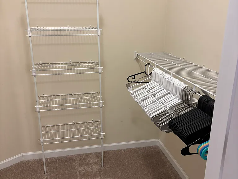 master BR walk-in closet