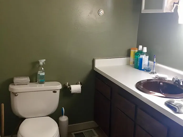 Large bathroom.