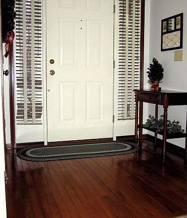 Hardwood entry
