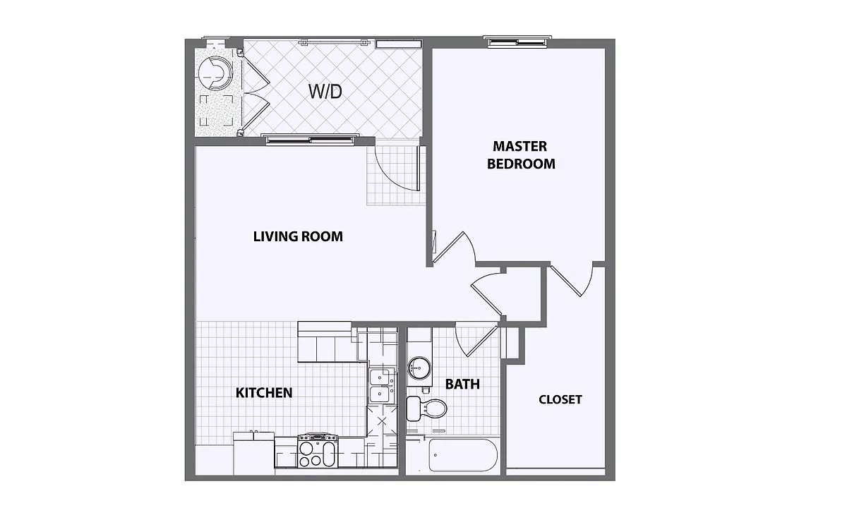 Floor plan 1X1