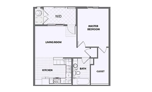 Floor plan 1X1
