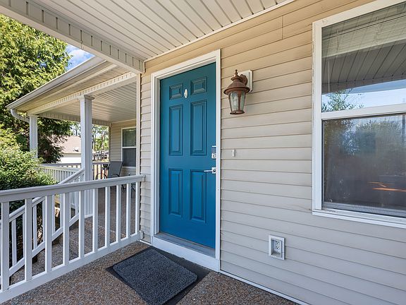 Front door and porch