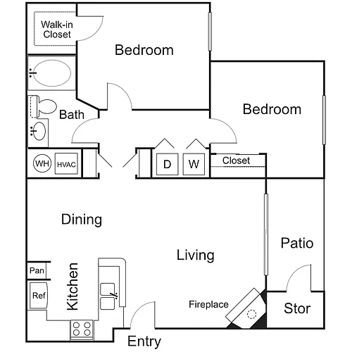 Floor plan Hampstead