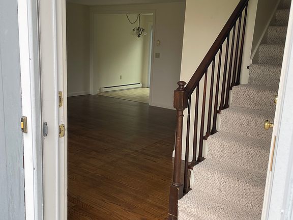 View from front door into living room