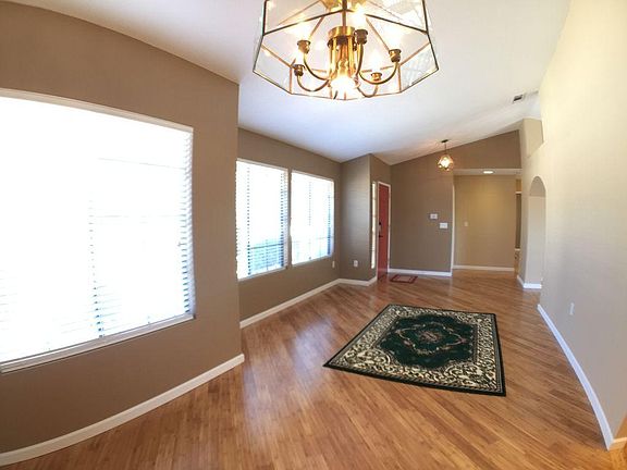 Dining area, living room and entry