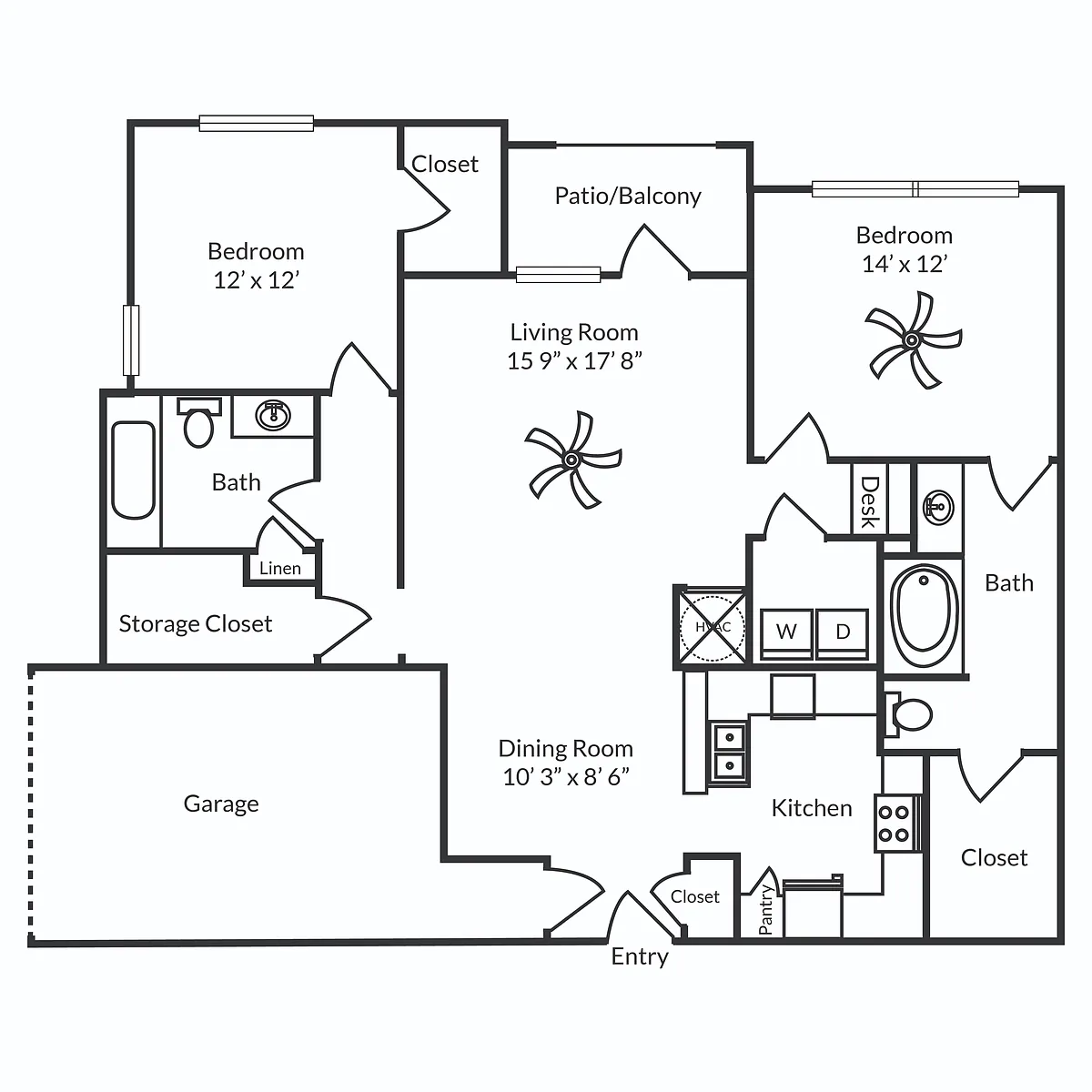 Floor plan B2GRenovated