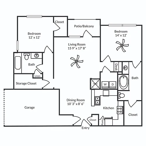 Floor plan B2GRenovated