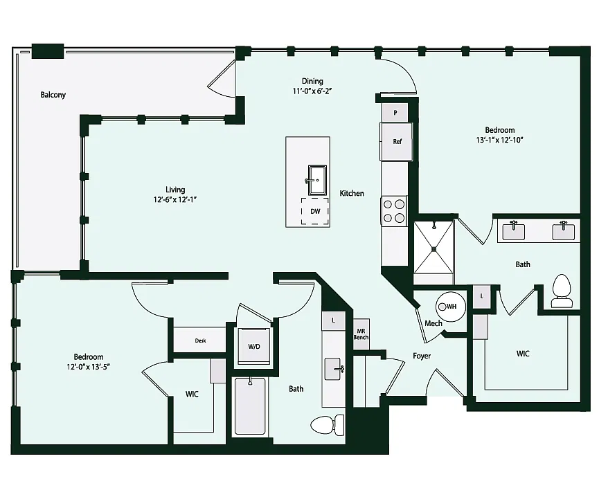 Floor plan B2-4