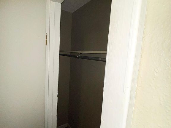 Large coat closet beside the front door.