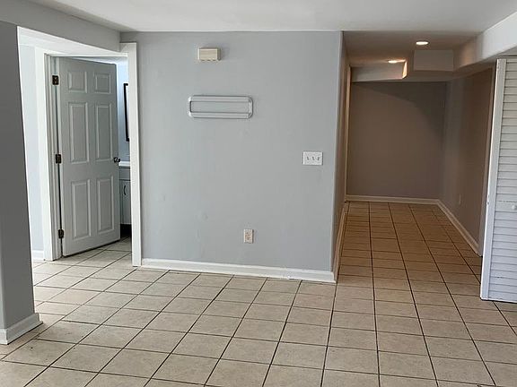 Living room with hallway view