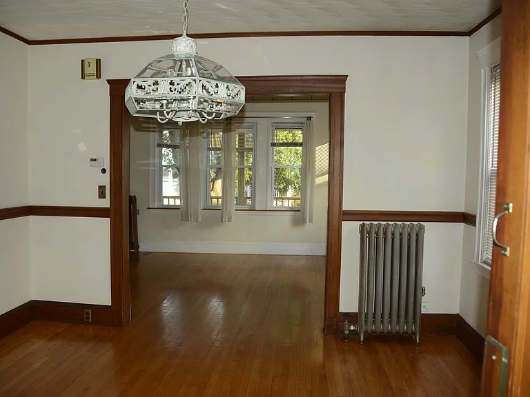 Viewing living room from dining room
C side through living room C side