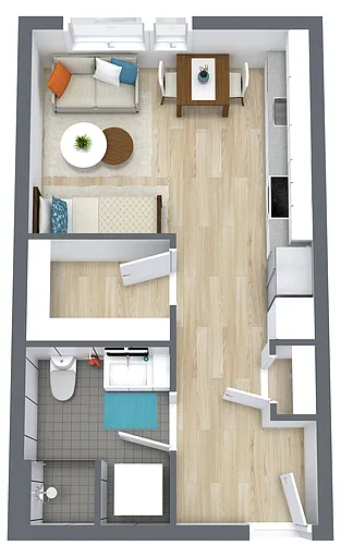 Floor plan Studio C