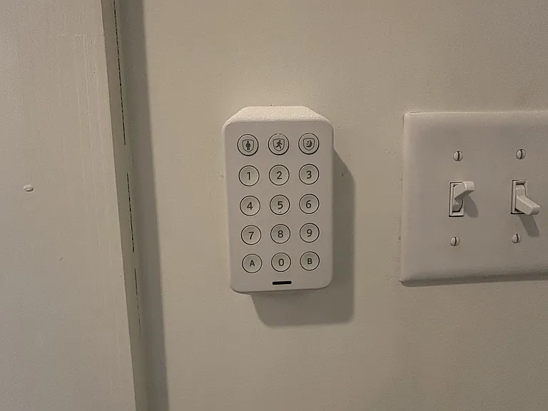 Keypad for an alarm if you would like to monitor