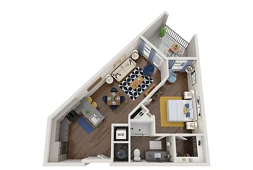Floor plan 1B