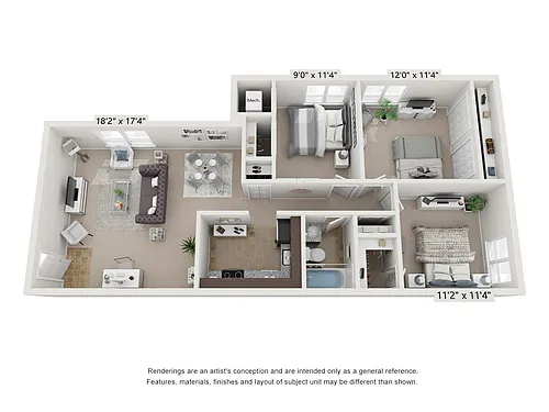 Floor plan 3/1