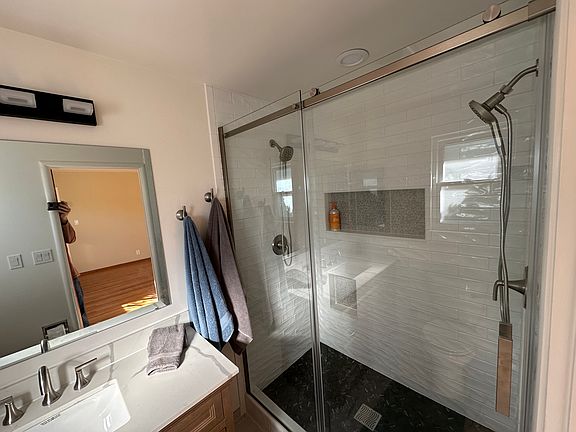 Master bath with double shower