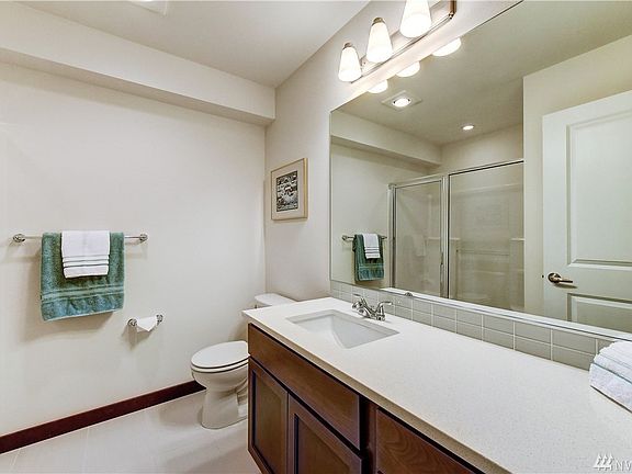 Bottom-level bathroom