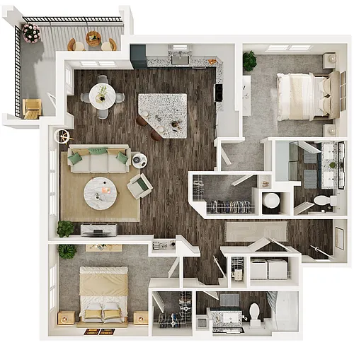 Floor plan B3