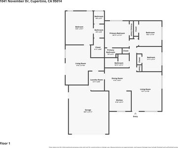 1041 November Dr, Cupertino, CA, 95014