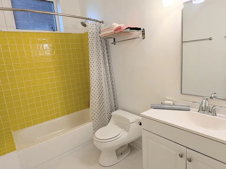 Beautiful new tile and tub
