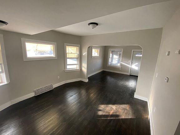 Dining room and living room from kitchen door. Lots of space.