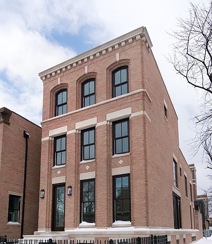 Brick & Limestone Facade