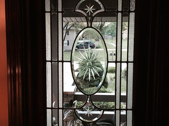 Leaded Glass in Living Room