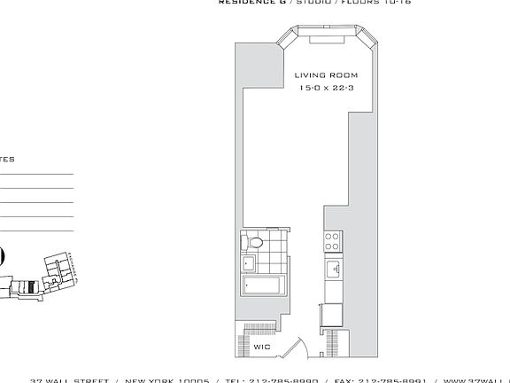2nd image of 37 Wall St APT 16G