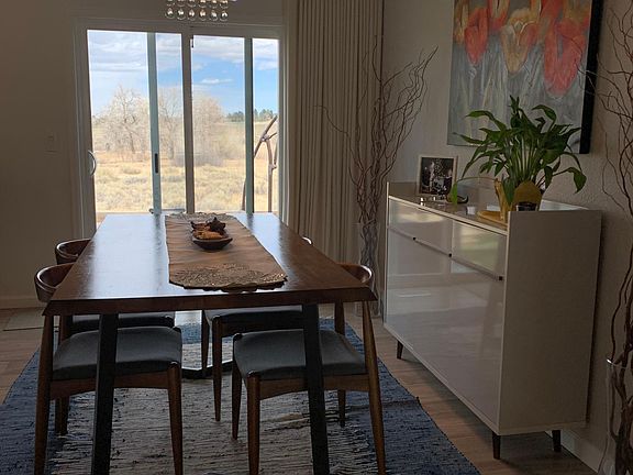 Patio door leads to Cherry Creek Trail