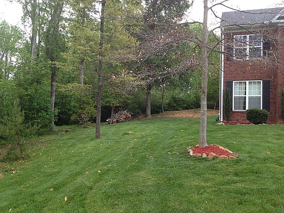 large easement on side grass