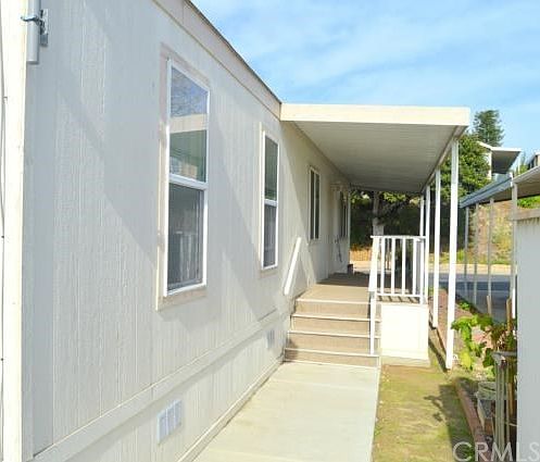 Concrete patio and walkways.