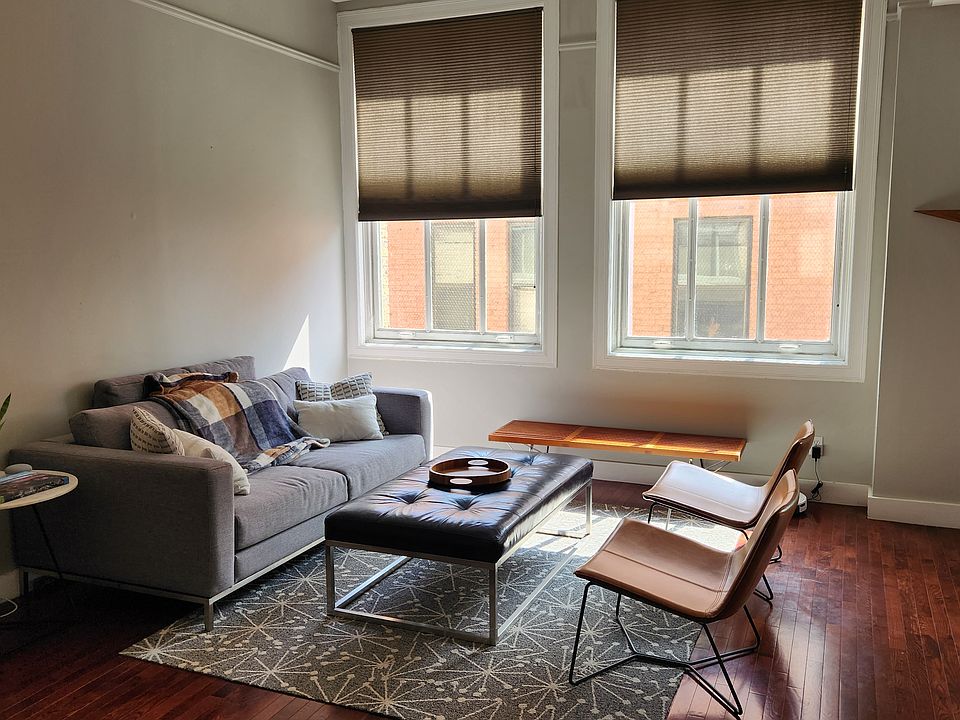 Furniture not included. Just to provide an idea of the space.