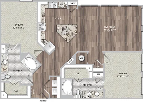 Floor plan B4