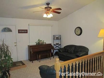 Front Room with vaulted ceiling