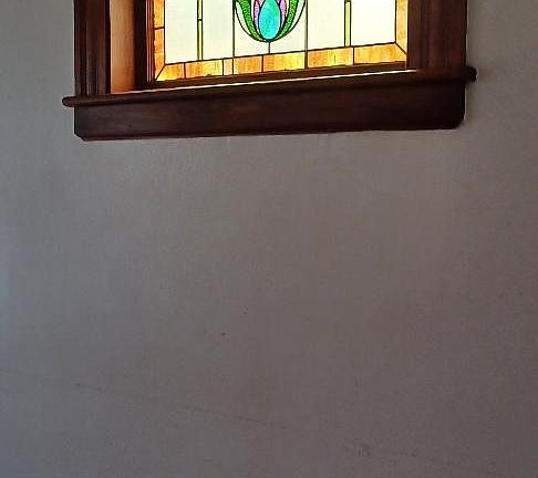 Stain glass window in Living Room