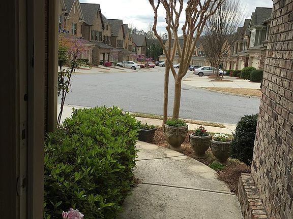 Looking out from the town home into the SD