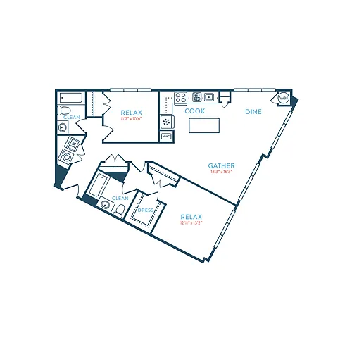 Floor plan Berkeley B5