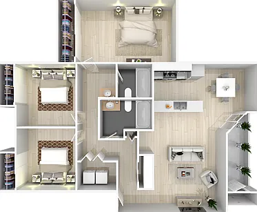 Three Bedroom Two Bathroom Three Bedroom Two Bathroom