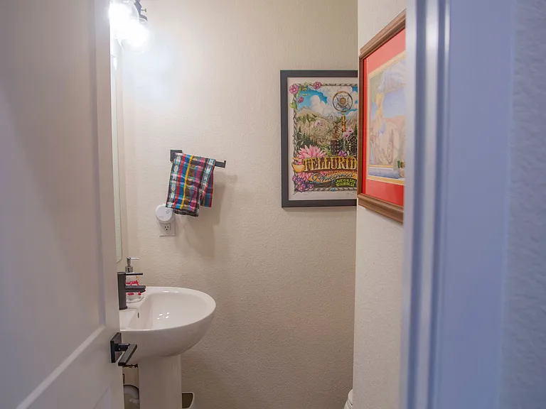 Main floor powder bath.