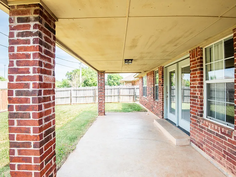 Covered patio