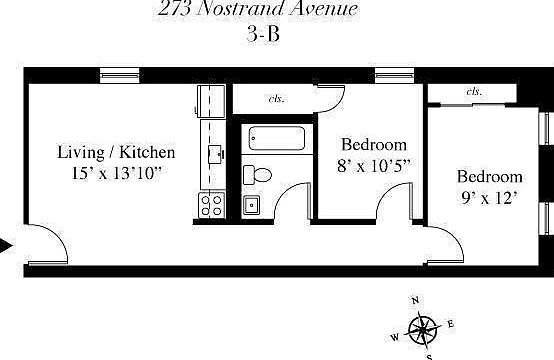2nd image of 273 Nostrand Ave APT 3B