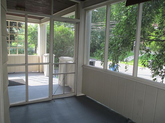 Screen enclosure on front porch.
