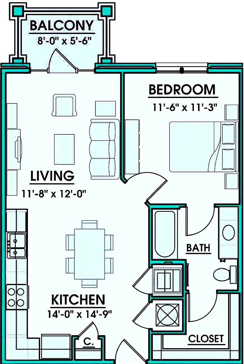 Floor plan B1