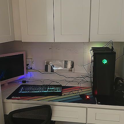 New desk in kitchen 