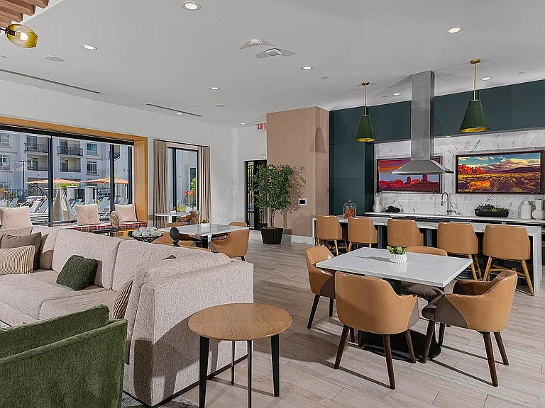 Private clubhouse