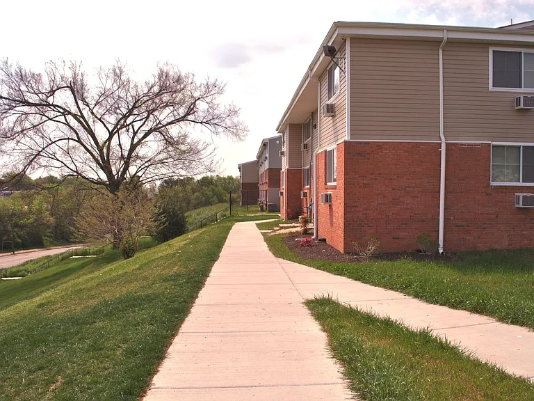 Walkway To Buildings