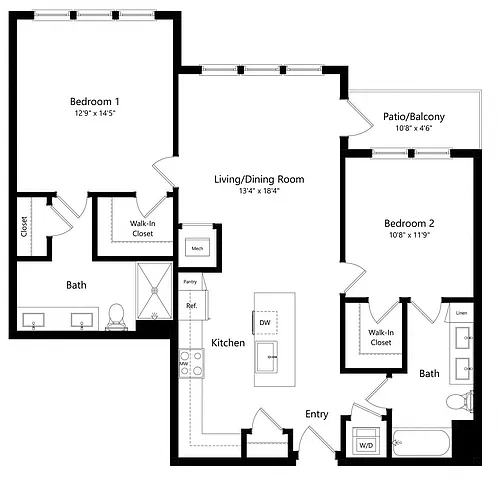 Floor plan SIRIUS