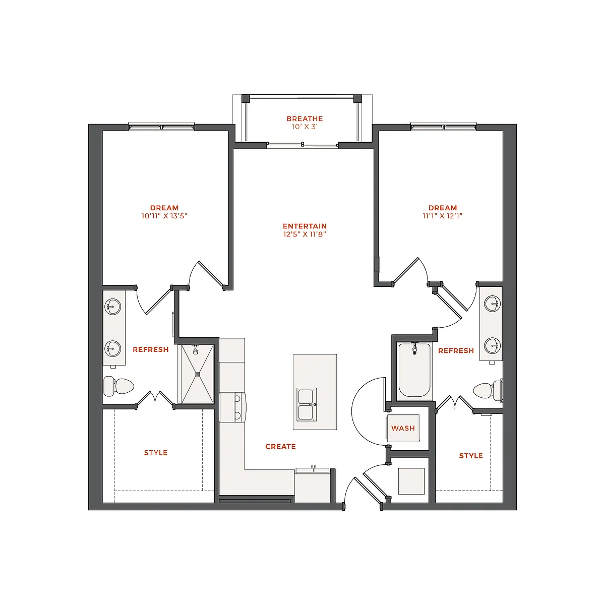 Floor plan B1